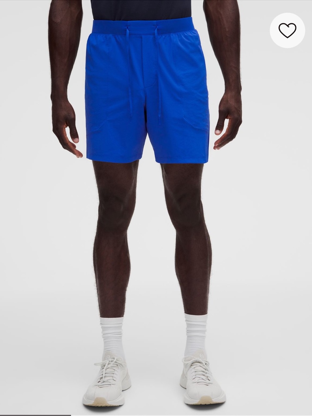 Lululemon License to Train Shorts Men’s 7” Linerless Blue Run Athletic
